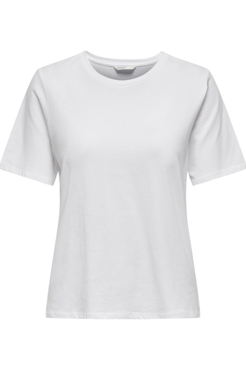 Polera New Básica Orgánica White