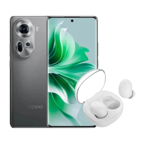 OPPO RENO 11 5G 256/12 OPPO Reno 11 5G 6.7' 256GB 12GB RAM Cámara 32Mpx - Gris Titanio