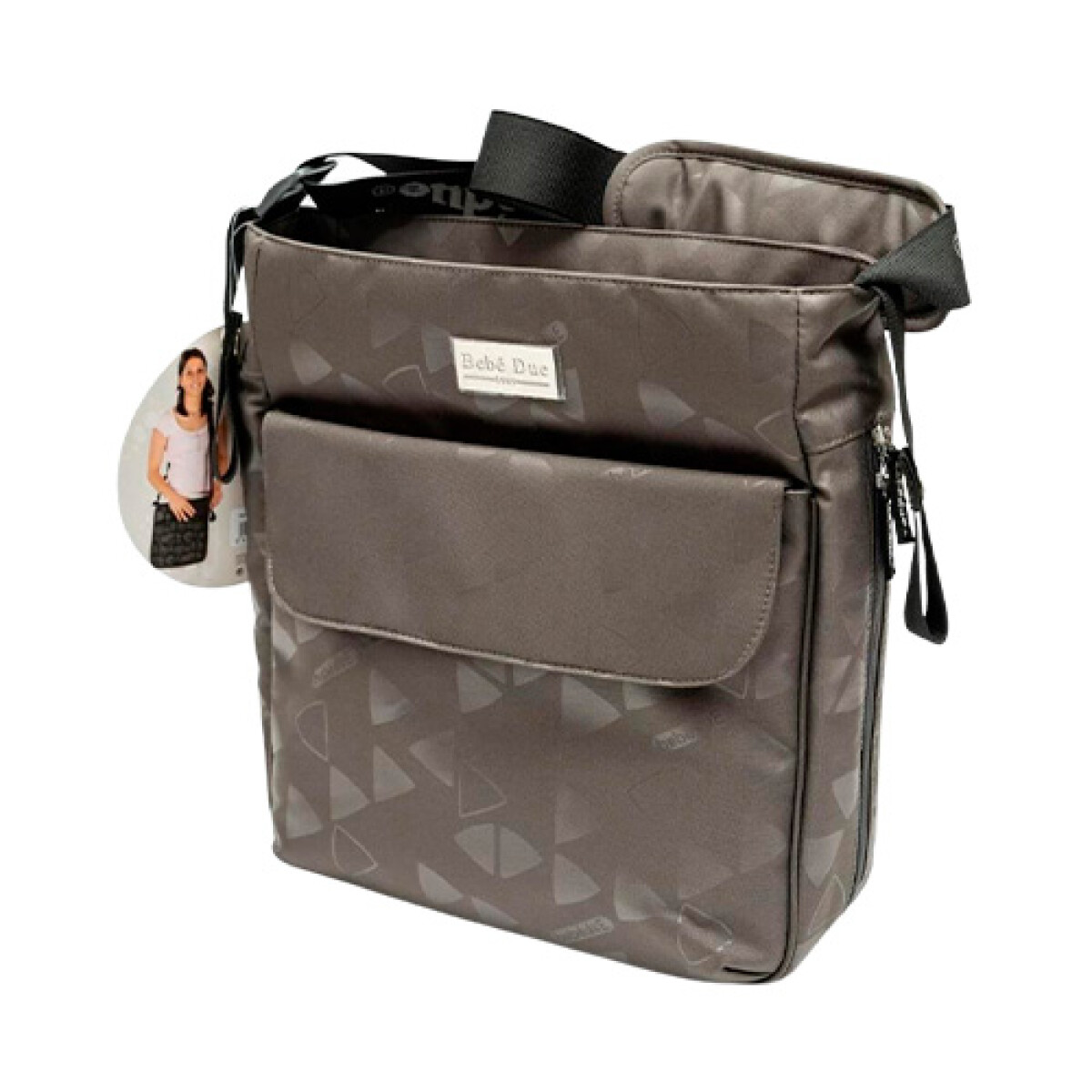 Bolso Maternal Bebédue Bag Harvard Delta - GRIS 