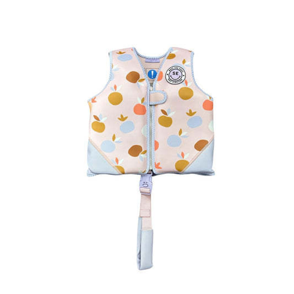 Chaleco flotador swim essentials 18 a 30kg rosa frutas