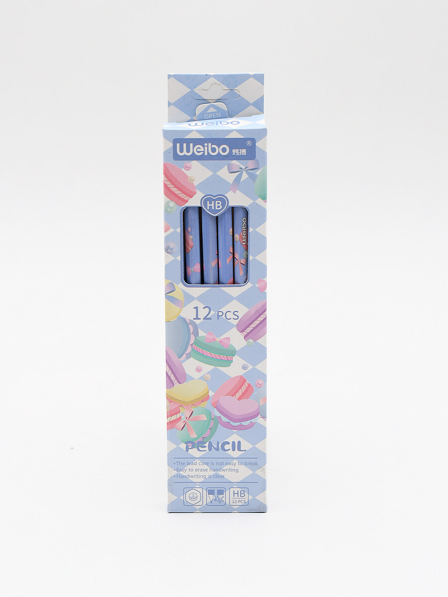 LAPICES GRAFO x 12 - LAVANDA 