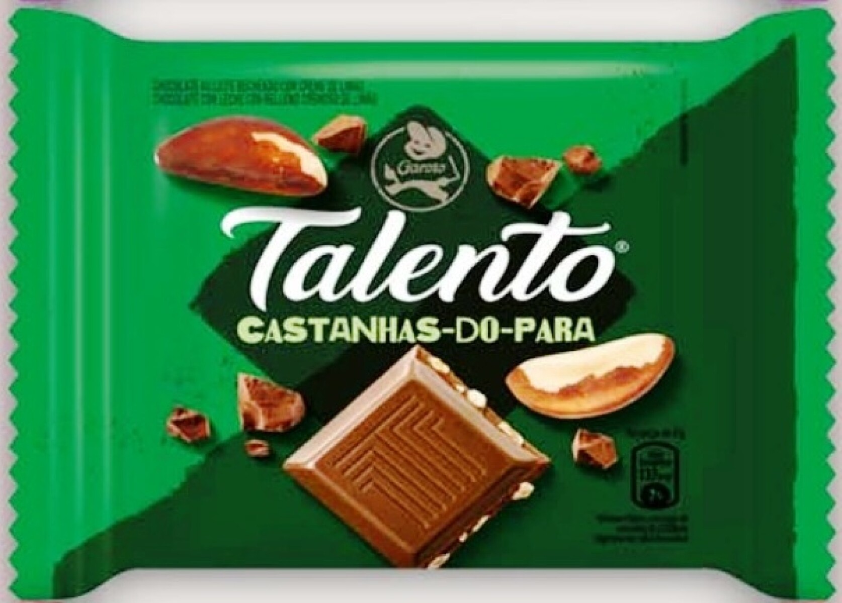 TABLETA CHOCOLATE TALENTO 85G CASTAÑA/NUEZ 