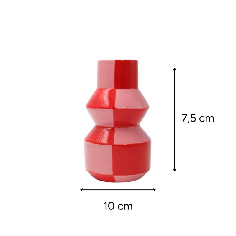 Florero de cerámica Celestino Candy Crush