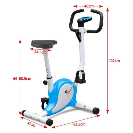 Bicicleta Ergométrica K JC-Z115 120KG Universo Binario CELESTE