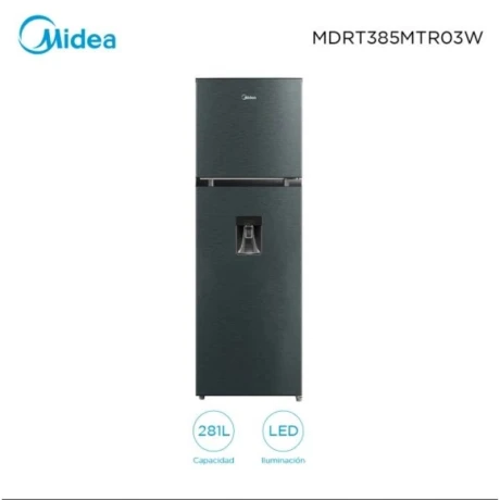Heladera Midea M385 (03w)cd Inoxidable Con Dispensador Frio Heladera Midea M385 (03w)cd Inoxidable Con Dispensador Frio