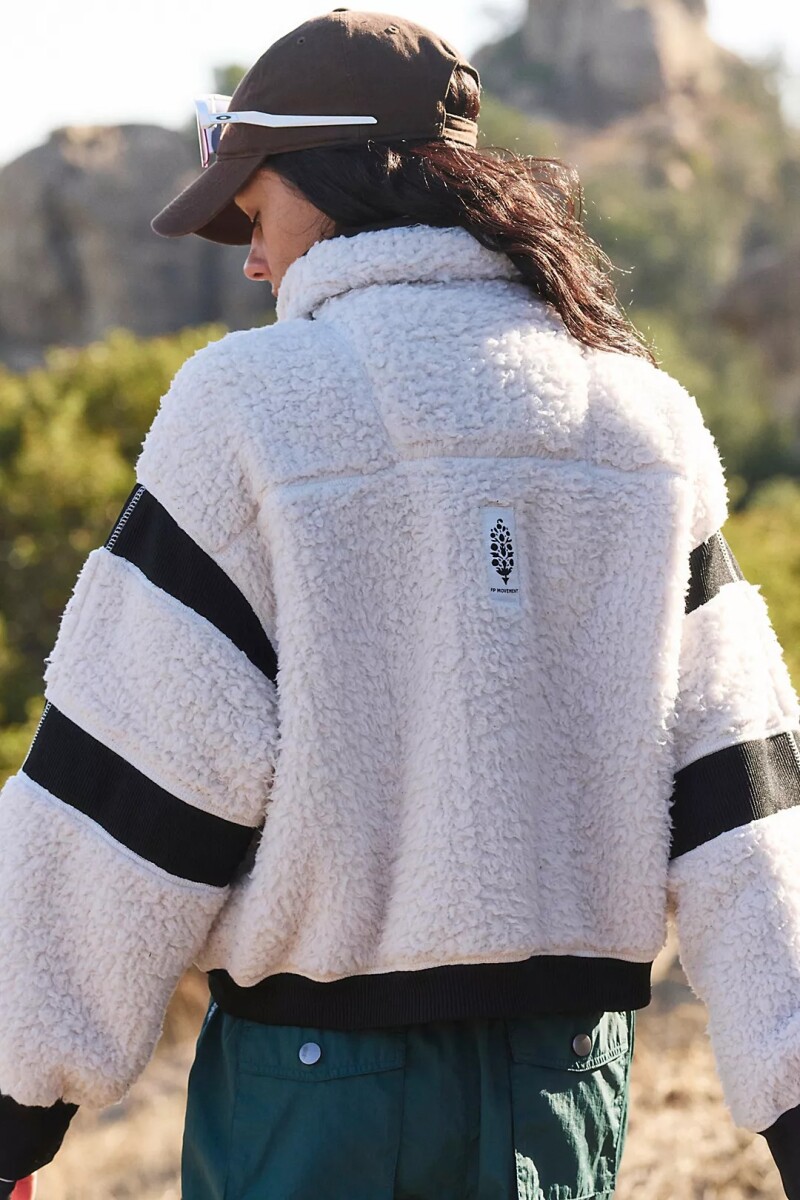 CAMPERA FLEECE Marfil