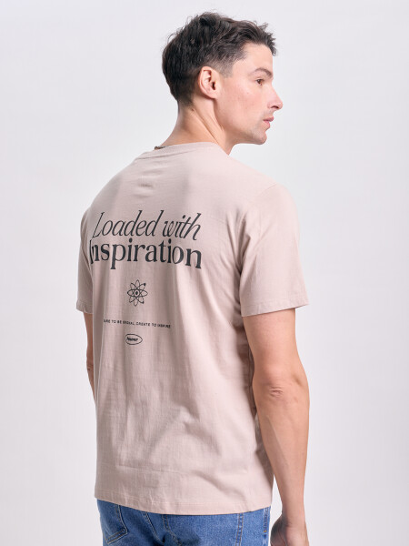 Remera lavada dragón Gris Claro