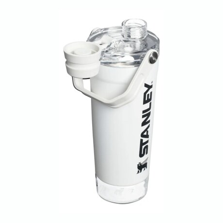 VASO STANLEY 20OZ VITALIZE SHAKER Vaso Térmico STANLEY Vitalize Shaker Capacidad 591ML Con Compartimento Inferior - Chalk