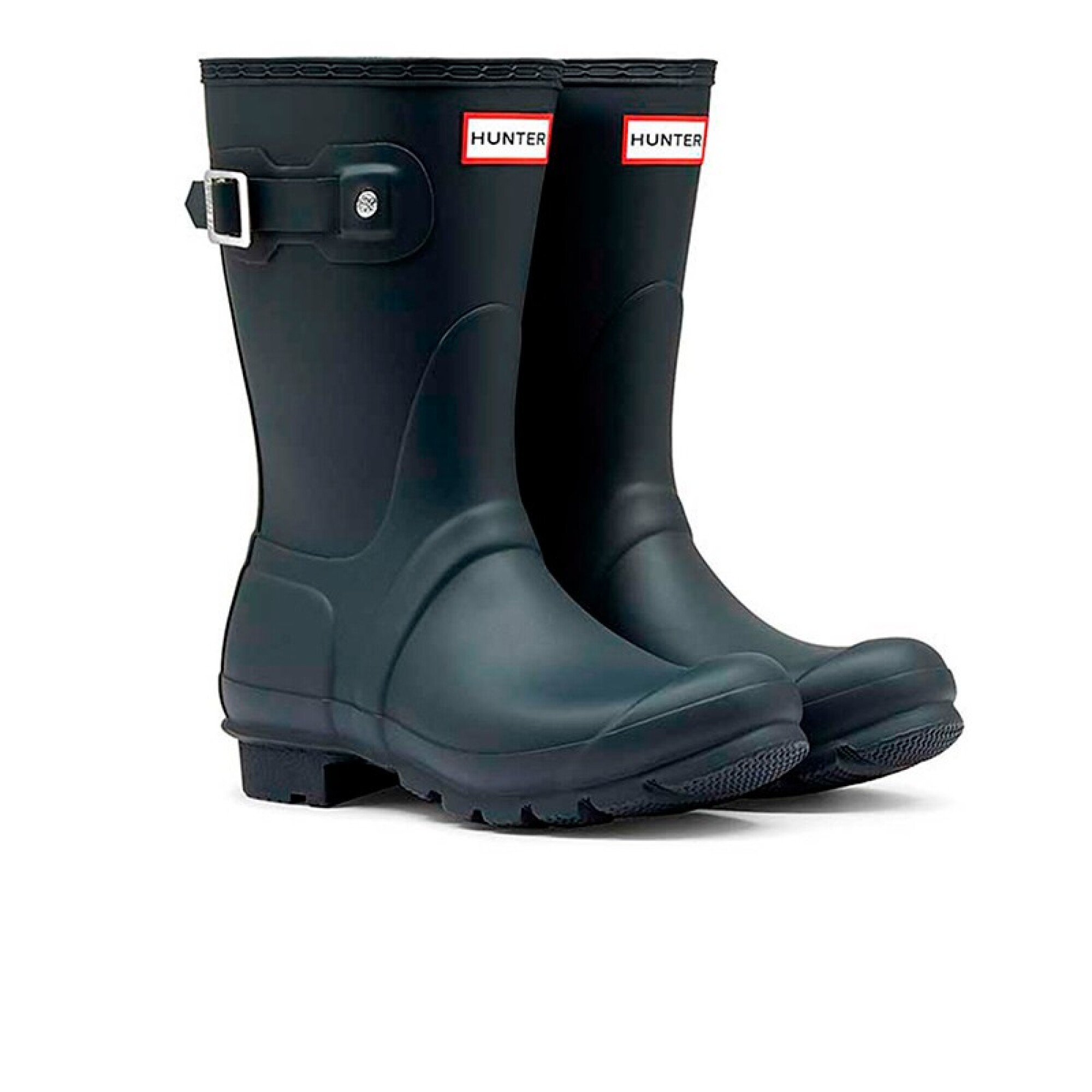 Bota Hunter de lluvia Short Dark Azul Pricebox