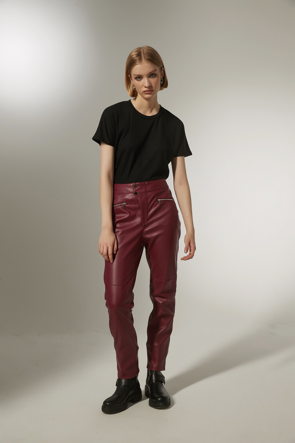 Pantalon Polat Bordeaux Oscuro
