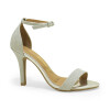 Sandalias Vizzano Taco Alto con Brillo de Mujer - 6249.452-26594 Plata