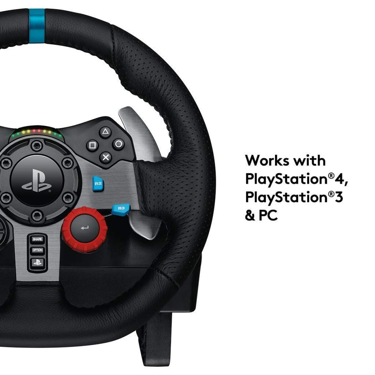 Volante y Pedalera Logitech G29 | Compatible con PS5 - PS4 - PC Negro