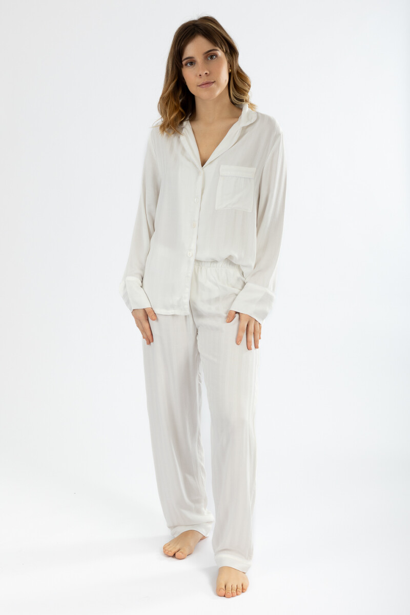 PIJAMA ORGANIC VISCOSE - MARFIL 