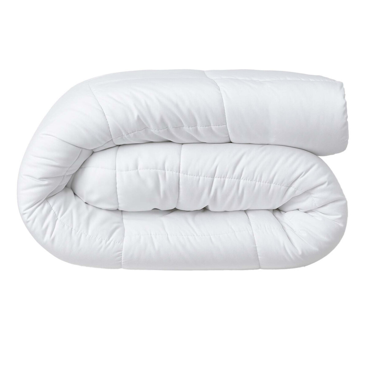 ACOLCHADO - KING ALGODON BLANCO PLUMI 