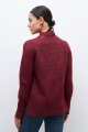 Polera oversized bordo