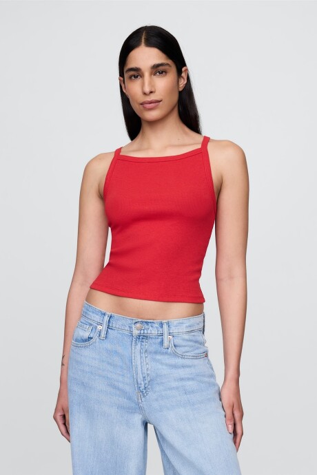 Musculosa Algodón Rib Mujer Tomato Sauce