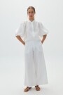 PANT CULOTTE LINEN Blanco