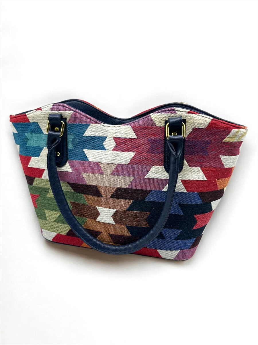 Cartera Lux Ethnic A - Cartera Lux Ethnic Azul 