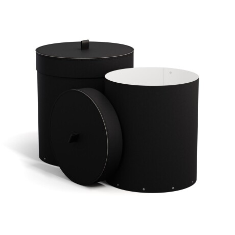 SET 2 CAJAS PAPEL NEGRO ANTON