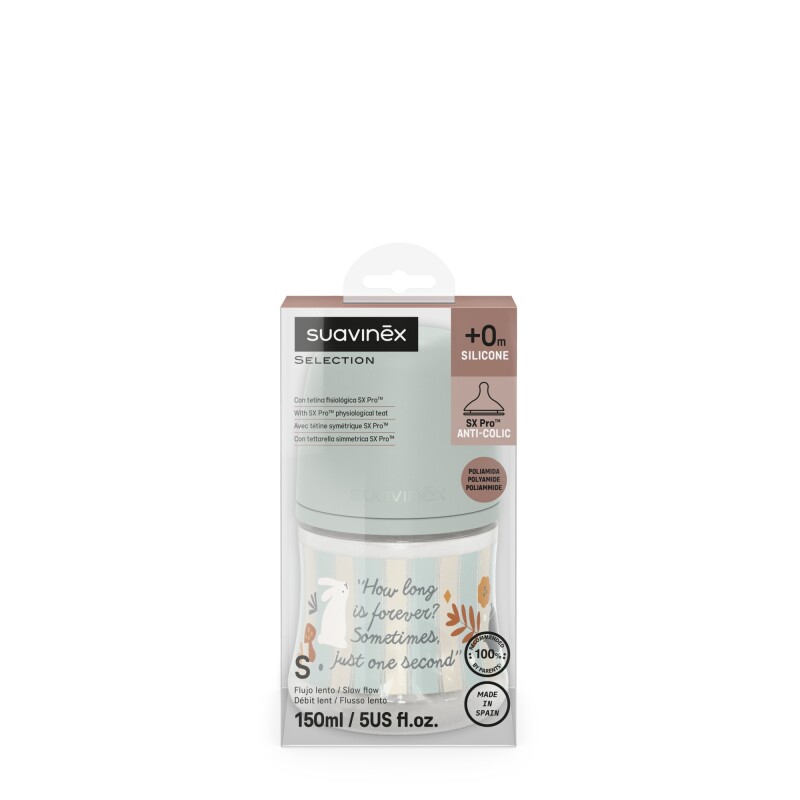 Mamadera Suavinex Sx Pro 150ml Fisio 0-3m F/s Verde Mamadera Suavinex Sx Pro 150ml Fisio 0-3m F/s Verde