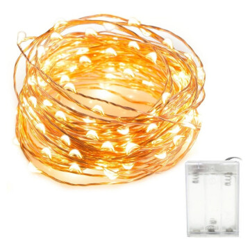 Guirnalda Luciérnaga 5 M 50 Led Cálida A Pila Alta Calidad Guirnalda Luciérnaga 5 M 50 Led Cálida A Pila Alta Calidad