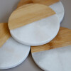 Posavasos madera & marmól Posavasos madera & marmól