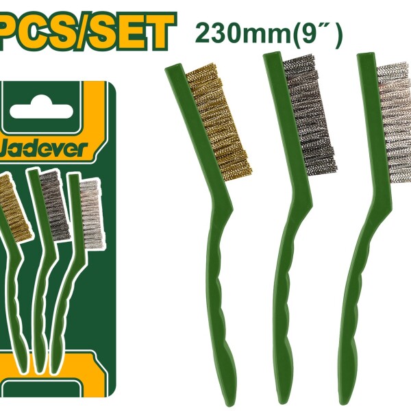 Set 3 cepillos 9" jadever JDBH3609 Set 3 cepillos 9" jadever JDBH3609
