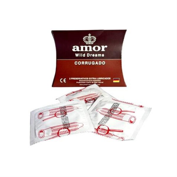 Preservativos Corrugados x3 – Amor Preservativos Corrugados x3 – Amor