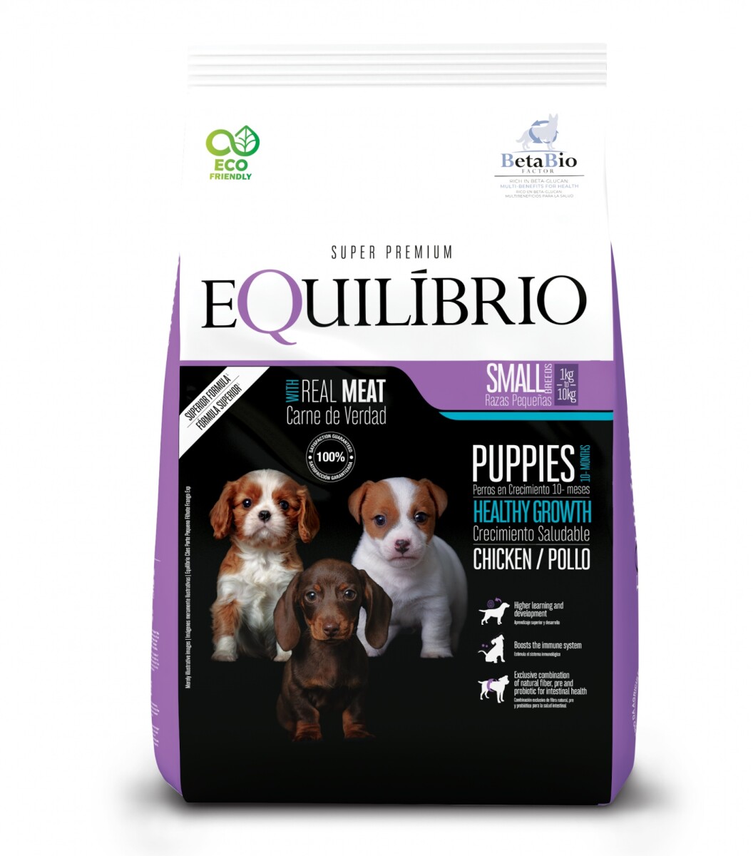 EQUILIBRIO PUPPIES RAZAS PEQUEÑAS 7,5 KG - Equilibrio Puppies Razas Pequeñas 7,5 Kg 
