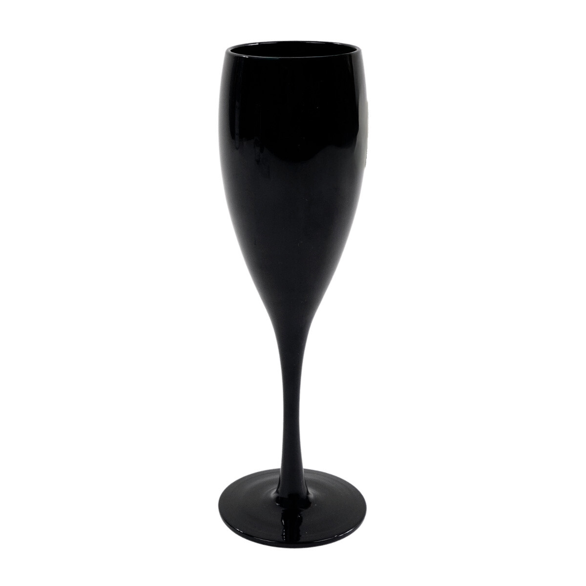 Copa de champagne de vidrio negro 150ml 
