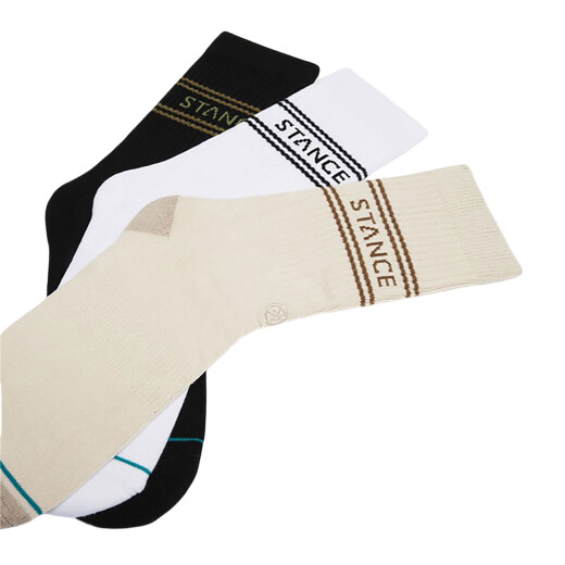 Medias Stance Basic 3 Pack - Multicolor Medias Stance Basic 3 Pack - Multicolor