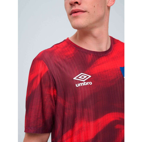 Remera Press de Hombre Rojo