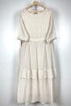 VESTIDO LINO/ALGODON OLMO BEIGE