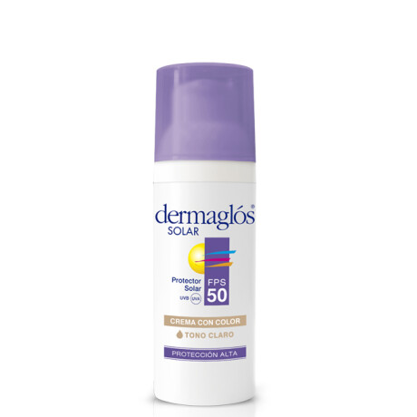 Protector solar Dermaglós FPS 50 Con Color Tono claro 50g Protector solar Dermaglós FPS 50 Con Color Tono claro 50g