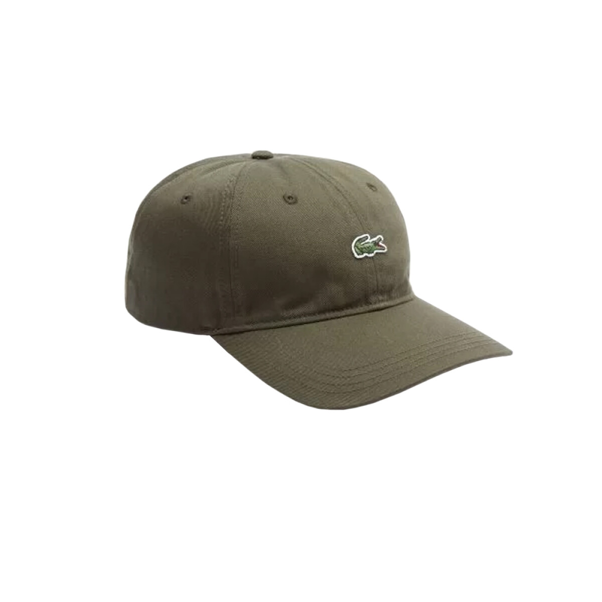 GORRO LACOSTE TWILL CON PARCHE - Green 