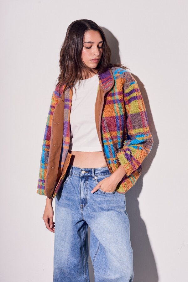 Campera Cuadros Multi