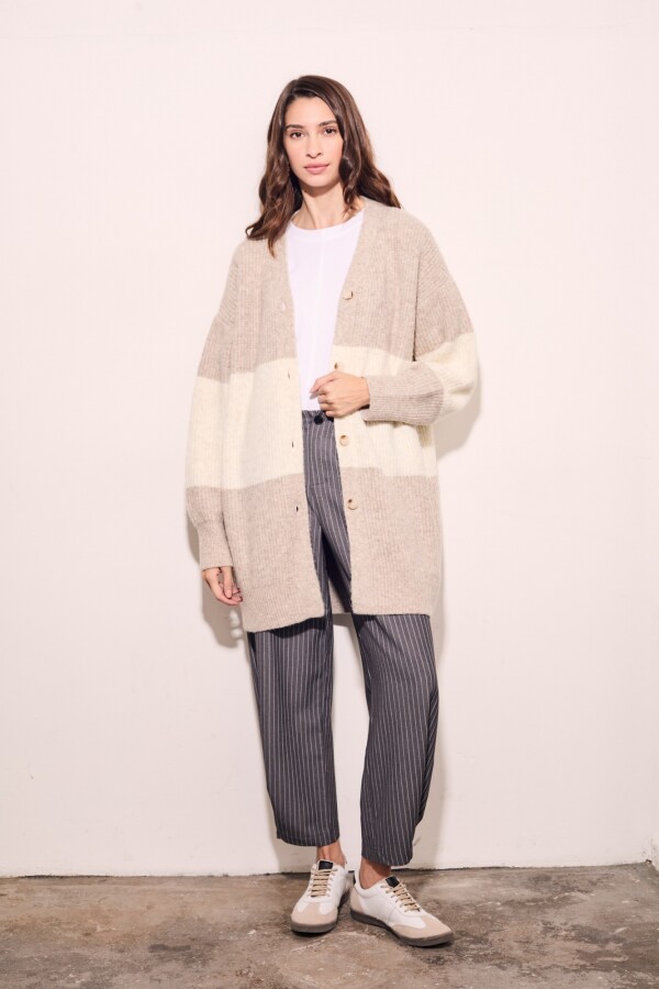 Cardigan Nácar