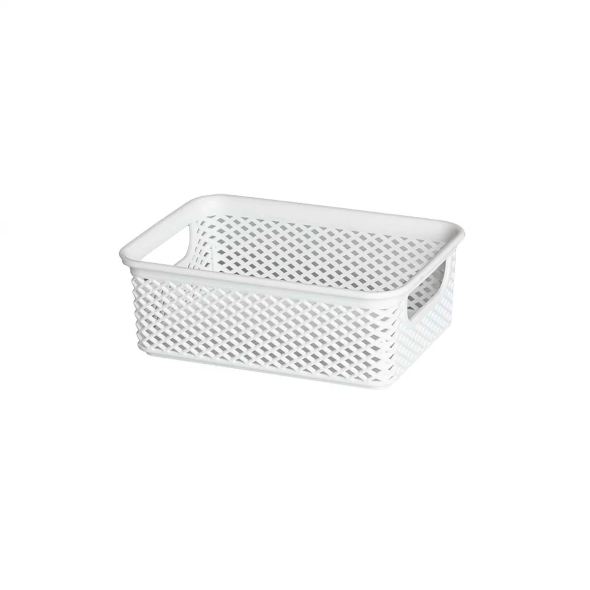 CESTO ORGANIZADOR LINEA BLANCO 17X12X6 CM. 