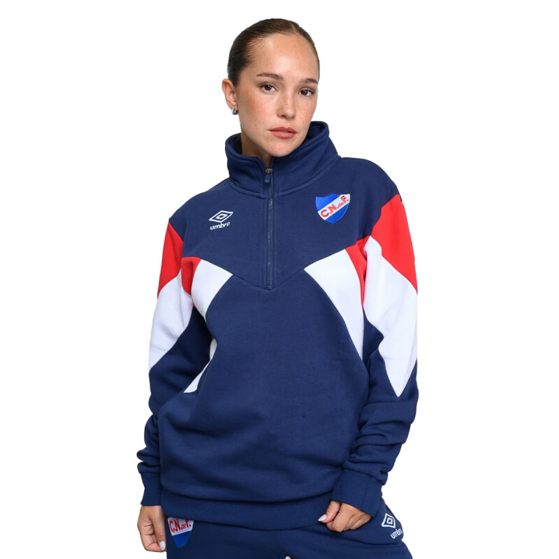 BUZO UMBRO LUX MOTION CNF de Mujer - NU342943 Azul-rojo