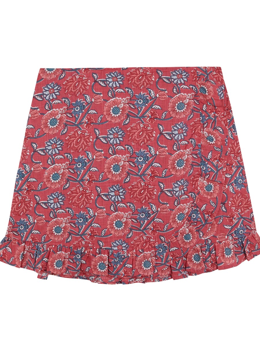 Falda Estampada Gris