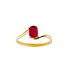 Anillo Solitario-Oro Bajo-Piedra Rubi-AN8134 conpiedra