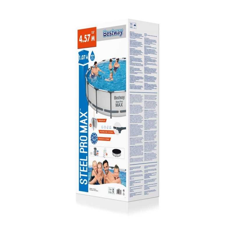 Piscina Bestway Steel Pro Max 14970 Litros con Bomba y Filtro – Disfruta del Verano en Uruguay Piscina Bestway Steel Pro Max 14970 Litros con Bomba y Filtro – Disfruta del Verano en Uruguay