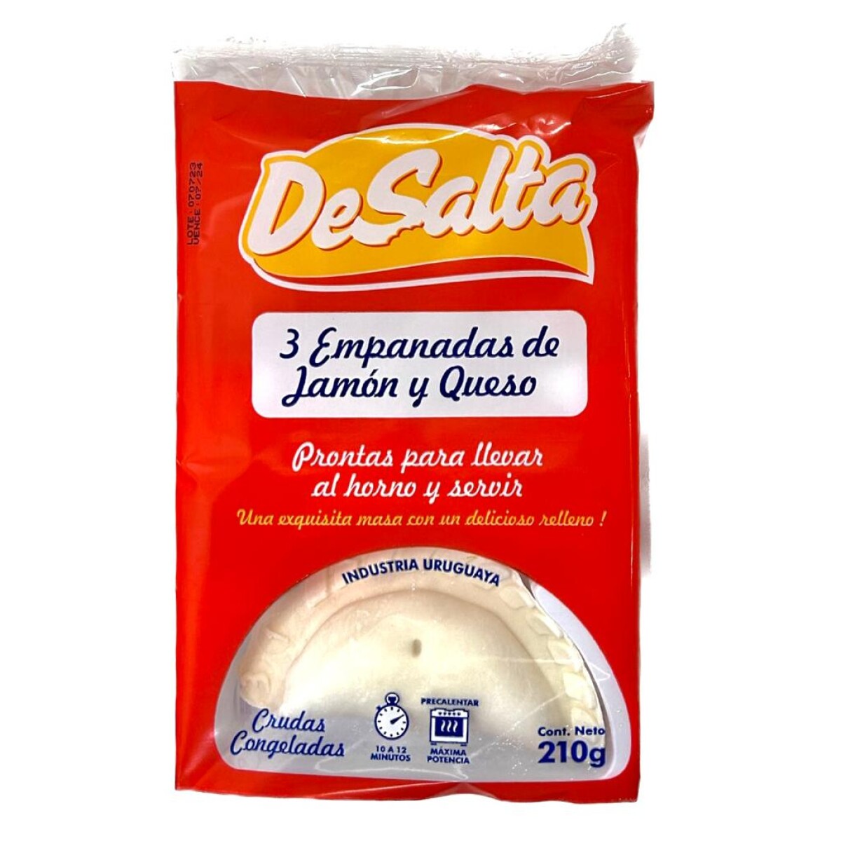 Empadas DeSalta Jamon y Queso X3 