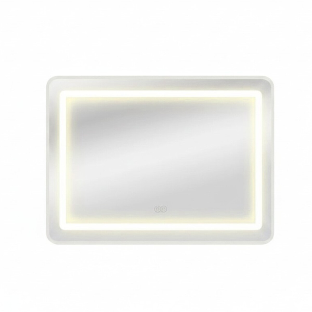Espejo Horizontal Lumax Suleban c/marco y luz 120x70cm - Blanco 