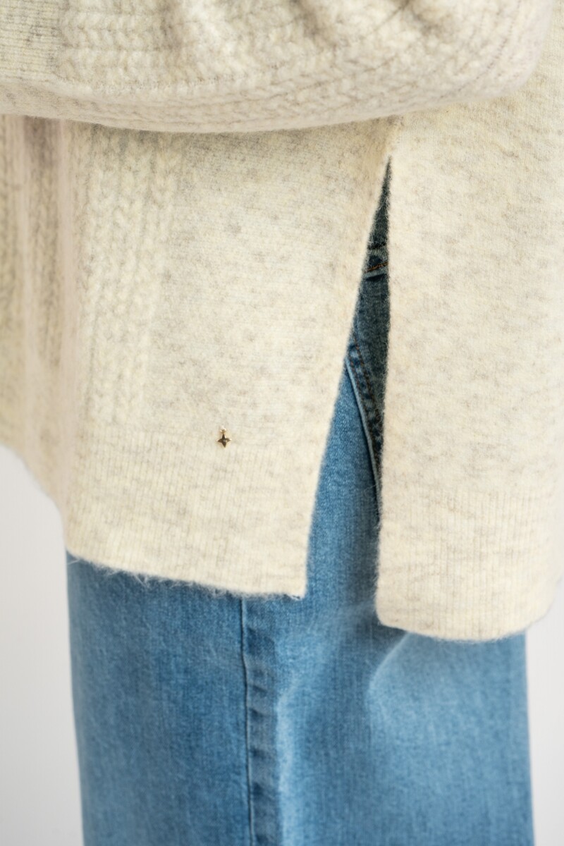 Sweater Texturado Nácar