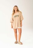 Remera Happiness Beige