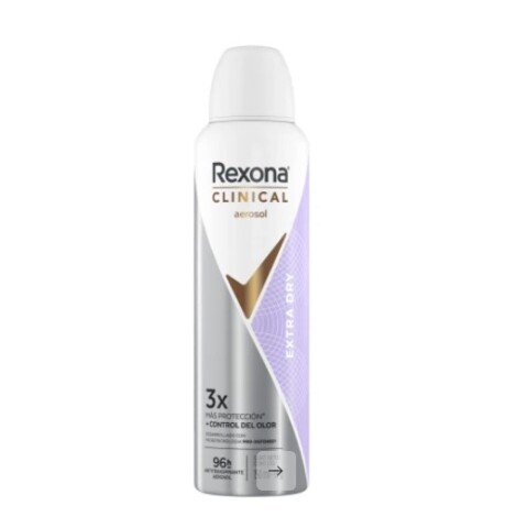 Antitranspirante Rexona Clinical Aerosol 150ml Extra Dry