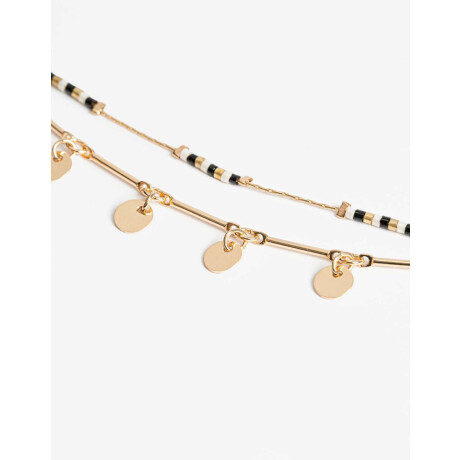 Tobillera Con Dijes Combinacion Multicolor