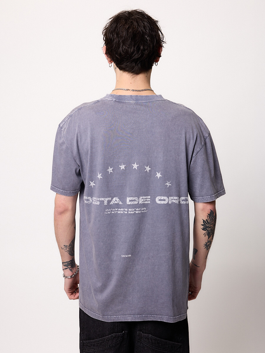 T-SHIRT M/C COSTA DE ORO DIXIE Azul Piedra