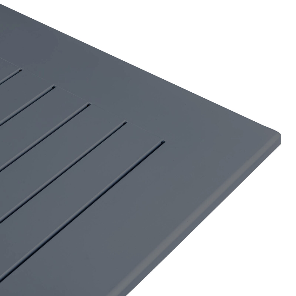 MESA EXTEN. 150/210 ALUMINIO GRIS PORTOFINO